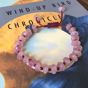 Joseph Brooks raspberry quartz bracelet